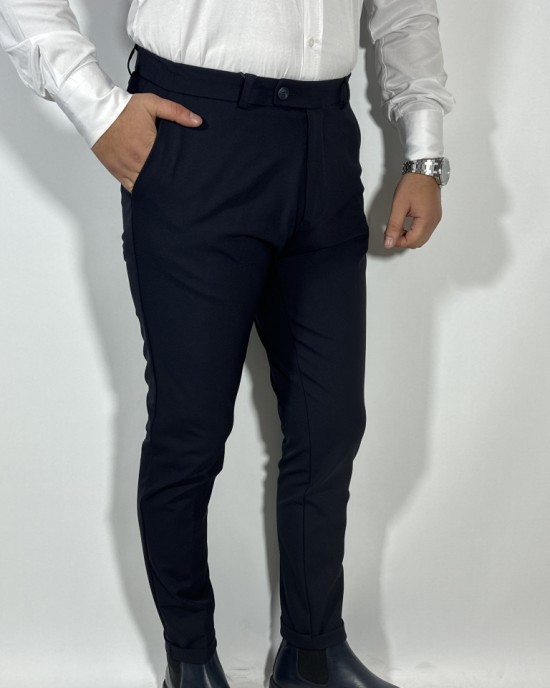 Slim Fit Klasik Pantolon Lacivert