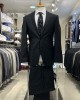 İtalyan Kesim 150S Mono Yaka Klasik Kesim Takım Elbise Siyah